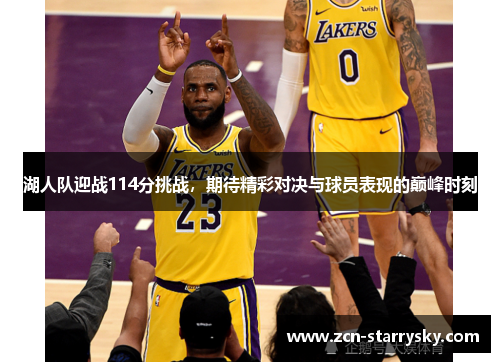湖人队迎战114分挑战，期待精彩对决与球员表现的巅峰时刻